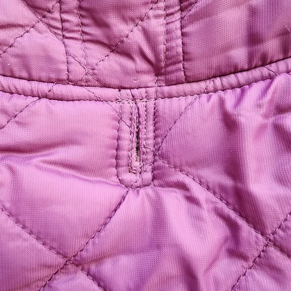 DOG Coat EAST SIDE COLLECTION Nylon & Furry Baby Animal Purple Jacket Coat NWT's - Picture 7 of 16